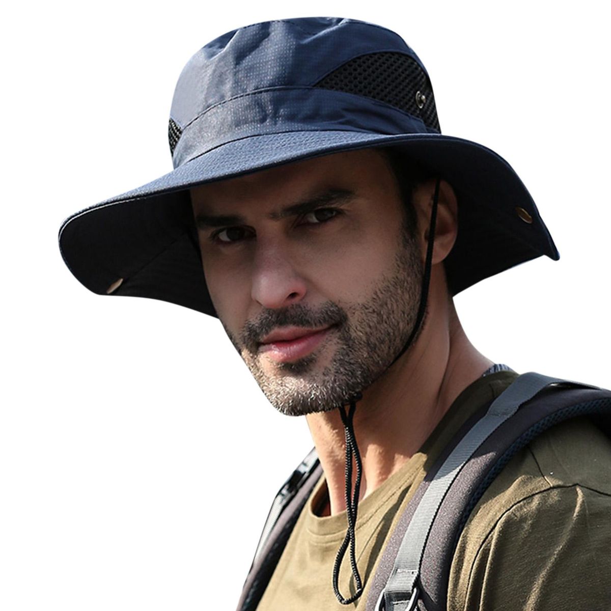 Sun Hat Wide Brim UV Protection Foldable Bucket Hat for Fishing Hiking Camping