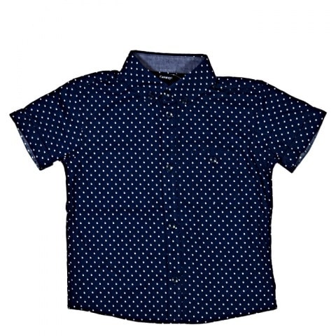 Boys' Polka Dots Short Sleeve Shirt