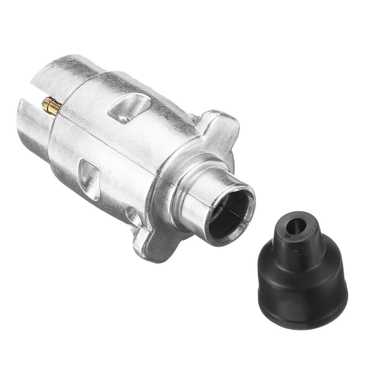 7 Pin Round Male Trailer Towing Converter Tow Bar Adaptor For Caravan Car