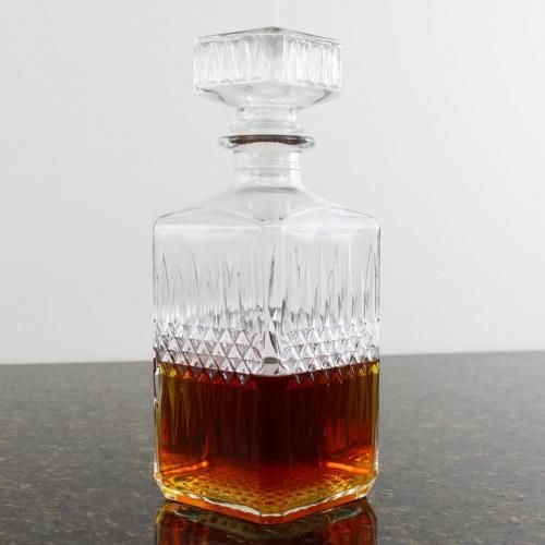 Glass Carafe Decanter Wine Bottle - Decorative Jar