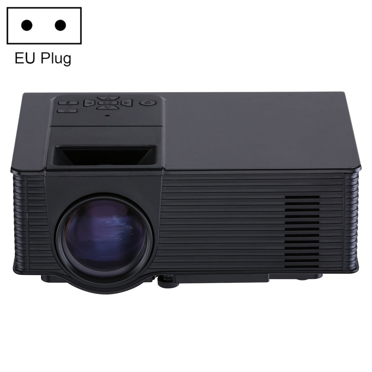 VS-314 Mini Projector 1500ANSI LM LED 800x480 WVGA Multimedia Video Projector Support VGA / HDMI / USB / TF Card / AV /TV Interfaces Projecting Distance: 1.2-5m