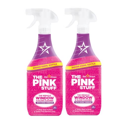 The Miracle Window & Glass Cleaner With Rose Vinegar - 750ml X 2 Pcs
