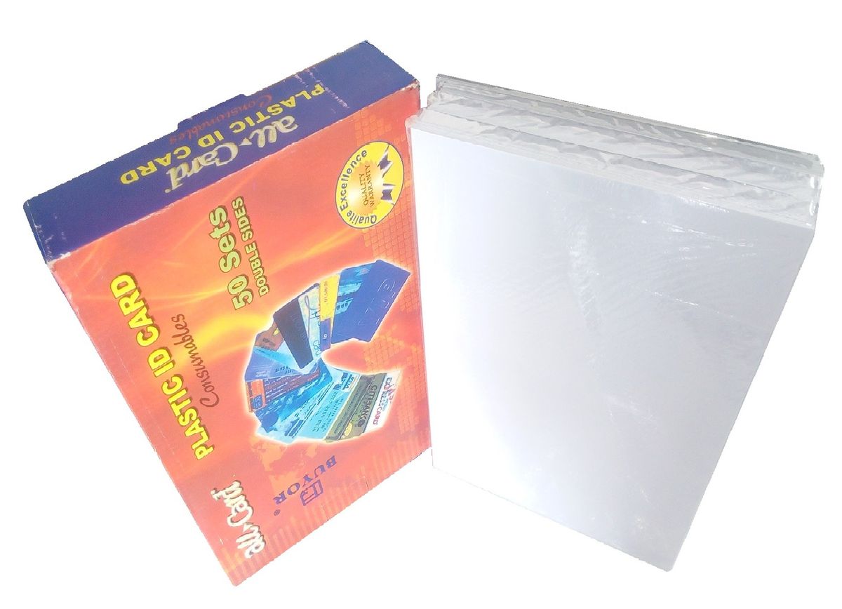 Plastic ID Card Consumables - 50 Sets