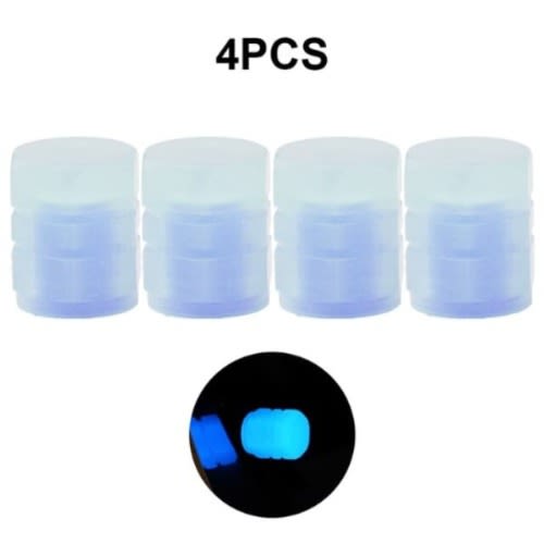Luminous Tyre Air Nozzle Cap  Valve Cover For Toyota Cars- 4 Pieces