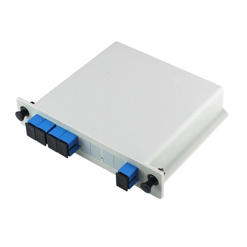 4 In 1 Plug-in PLC Optical Splitter SC Port Carrier-grade