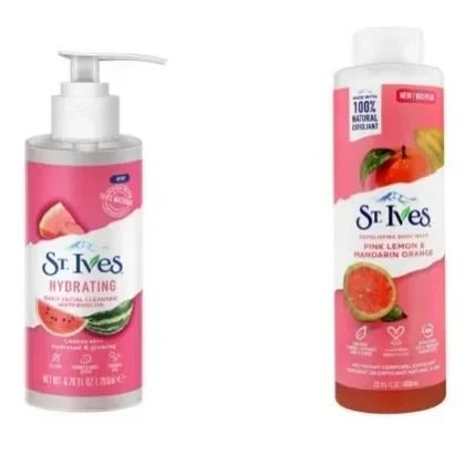 Hydrating Facial Cleanser - 200ml & Mandarin Orange Body Wash - 650ml