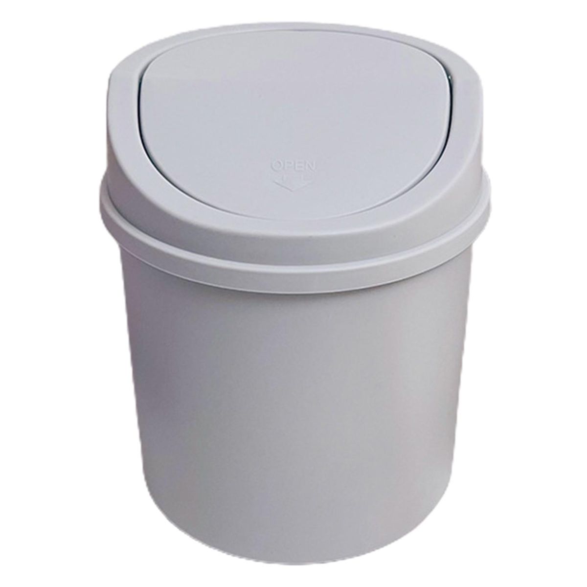 Table Dustbin Keep Neat Desk Garbage Can Grey