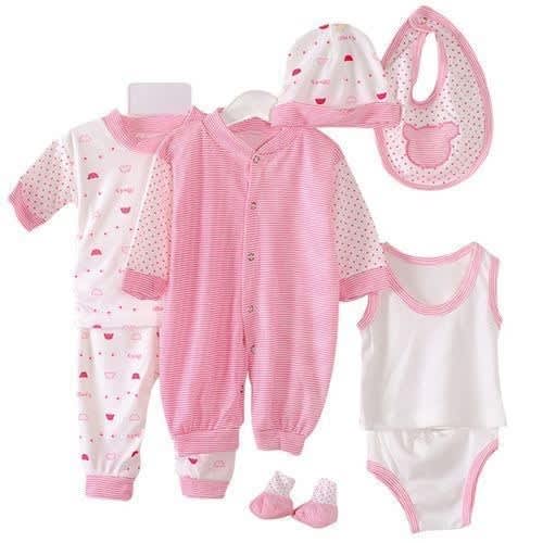 Unisex 8 Pieces New Arrival Wear Baby Set 0-6months