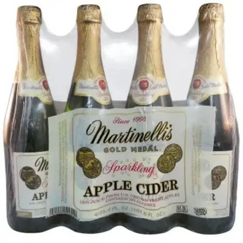 Martinelli's Sparkling Apple Cider - 100% Juice - 750ml - 12  Bottles