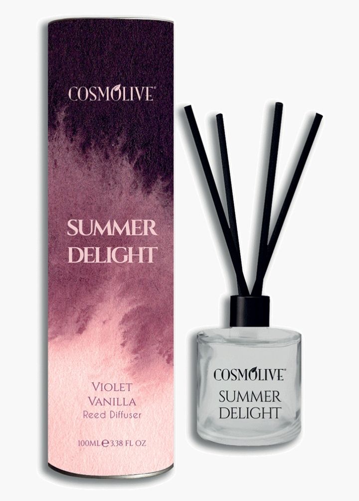 Cosmolive Summer Delight Diffuser + 300ML REFILL BOTTLE