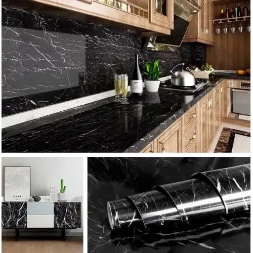 Waterproof / Oil-proof Marble Wallpaper - 5m