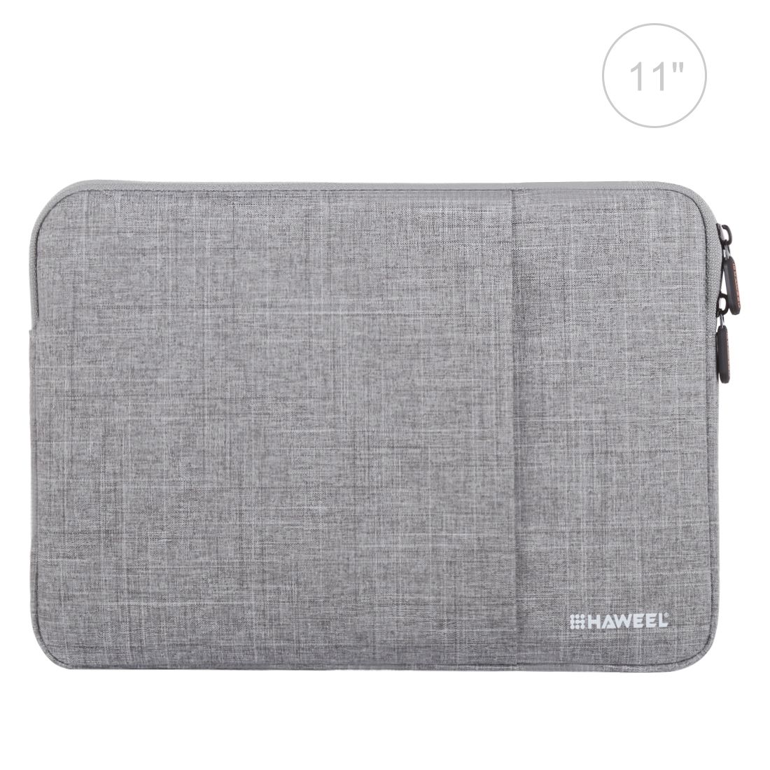 HAWEEL 11 Inch Sleeve Case Zipper Briefcase Carrying Bag, Forbook, Samsung, Lenovo, Sony, DELL Alienware, CHUWI, ASUS, HP, 11 Inch And Below Laptops / Tablets(Grey)