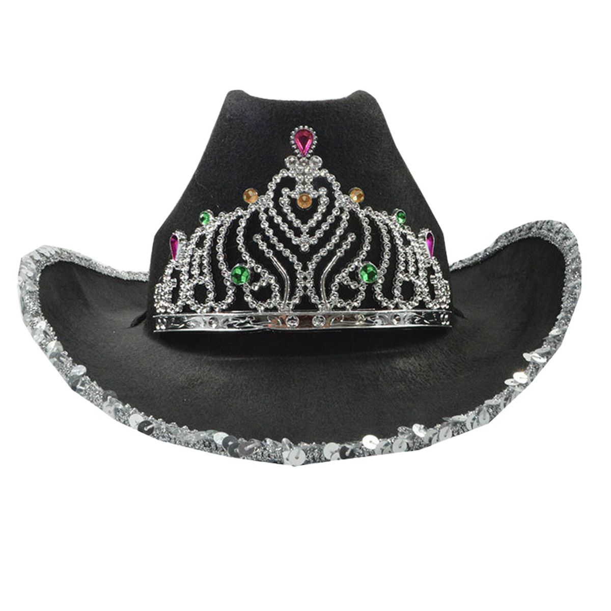 (black)Pink Cowboy Hat Children';s Pink Felt Cowboy Hat Blin