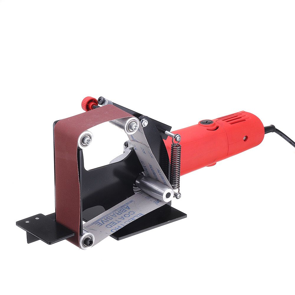 M10 50mm Large Type Angle Grinder Belt Sander Attachment Metal Wood Sanding Belt Adapter For 100 Angle Grinder