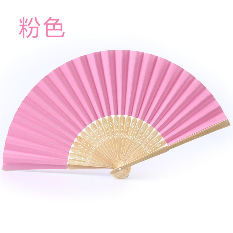 Wedding Chinese Fans Folding Ladies Gift Hand Shower Baby Birthday Favor Decoration Party Paper Bamboo DIY