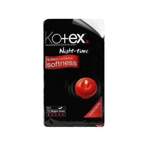 Maxi Night Time Sanitary Towels - 10 Counts - 20g