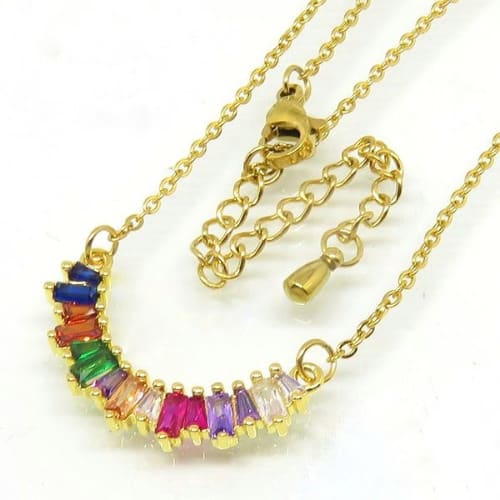 Women Austrian Crystal Pendant Necklace