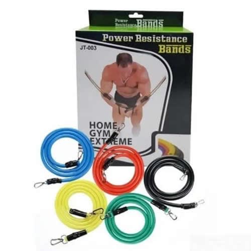 Latex Tubes Power Resistance Band Pack - 5Pcs