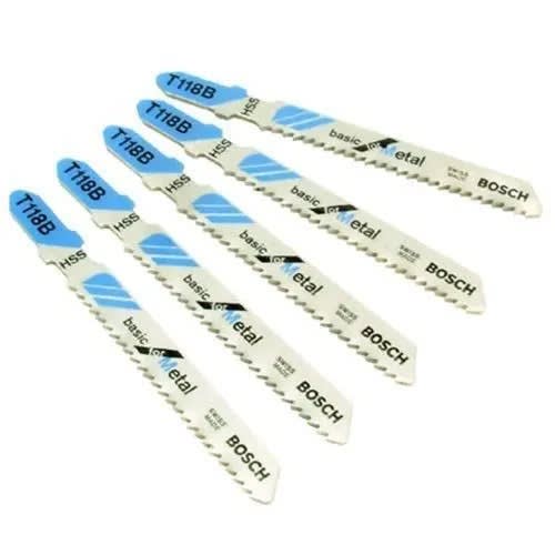 Bosch Jig Saw Blade T118b For Metal Working - 5pcs