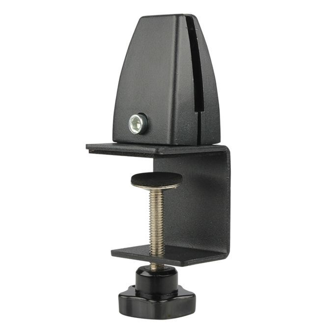 Office Partition Bracket  Clamp Shelf Panel Cubicle Clips Black