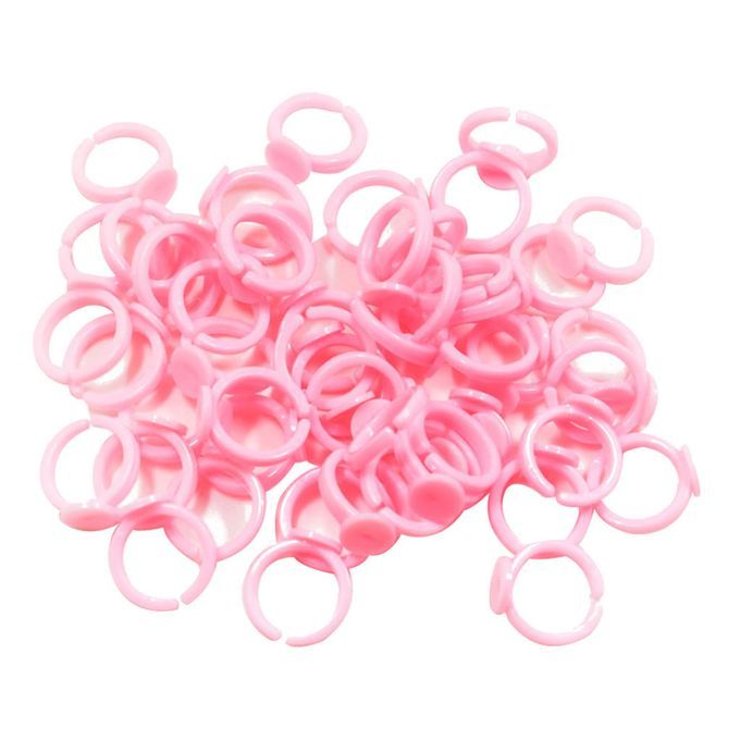 50 Pieces Adjustable Ring Base Handmade Jewelry DIY Children Ring Base