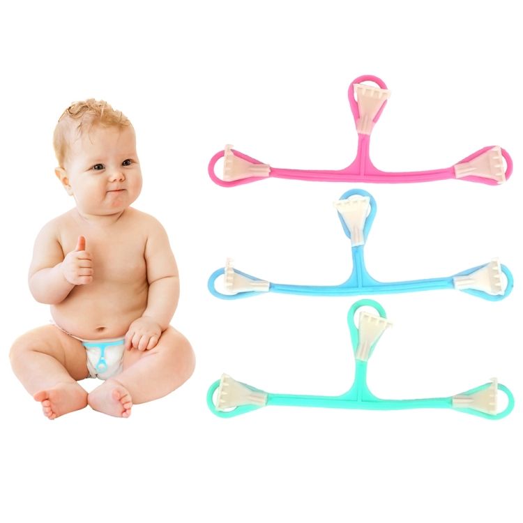 3 PCS Infant Nappy Fasten Buckle Fixed Belt Fastener Buckles