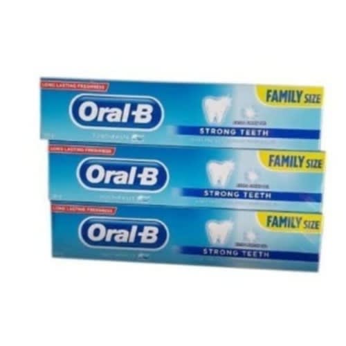 Family Size Strong Teeth Paste - 140g X 3 Pieces