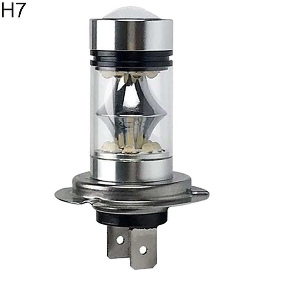100W H4 H7 Super Bright 20SMD LED Car Daytime Running Driving Fog Light Lamp