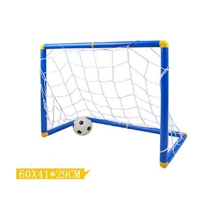 Children Mini Portable Soccer Goal Net Set 60x41x29cm