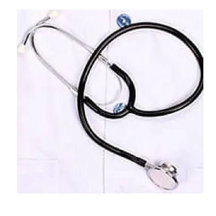 Kids Doctor Costume - Real Dual Metal Stethoscope- 1piece