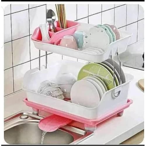 Water Draining Plate Rack