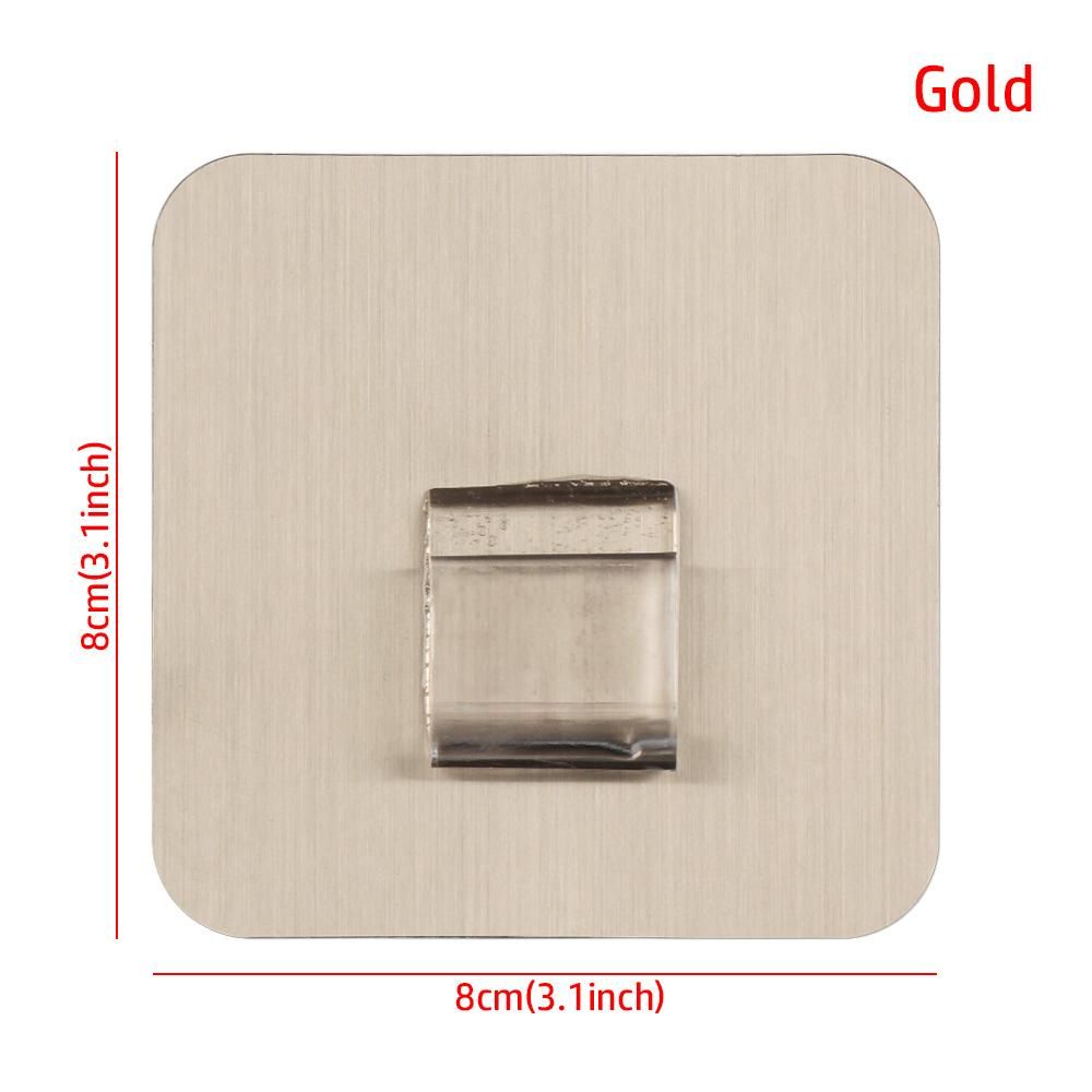 Strong S Adhesive Wall Hook Waterproof Non-perforated Sticky Hooks for Bathroom Accessories Towel Mop Handbag Plastic Holder