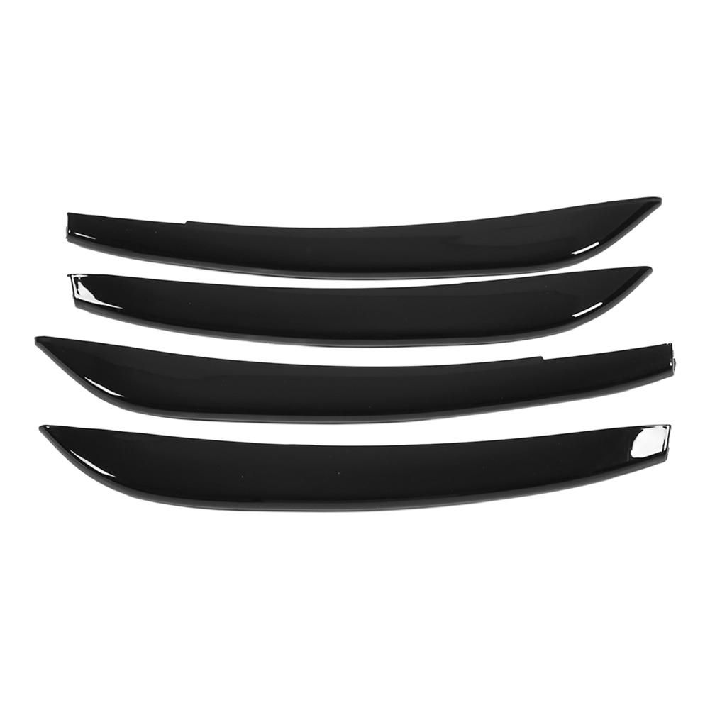 4Pcs/Set Front Bumper Fog Light Grille Cover Trim