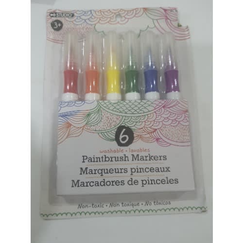 Paintbrush  Markers - Set Of 6