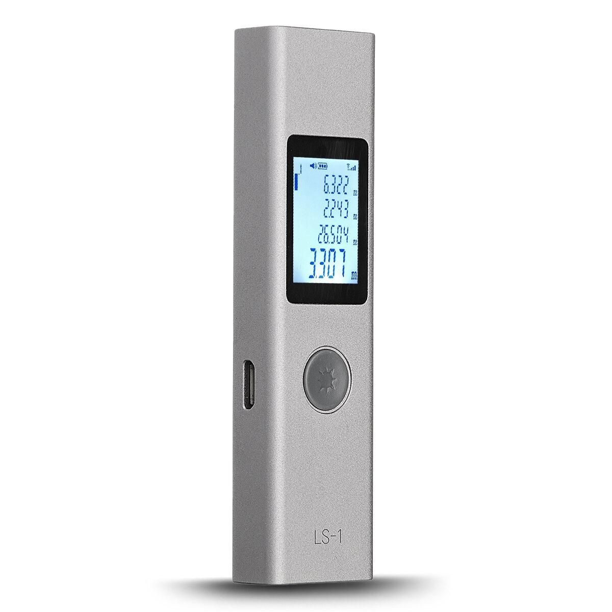 ATuMan DUKA LS-1 25m Intelligent USB Rechargeable Digital Laser Rangefinder Distance Meter Range Finder Measure