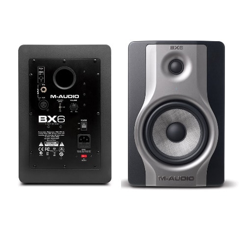 Bx6 Carbon Compact Studio Monitors For Music Production And Mixing