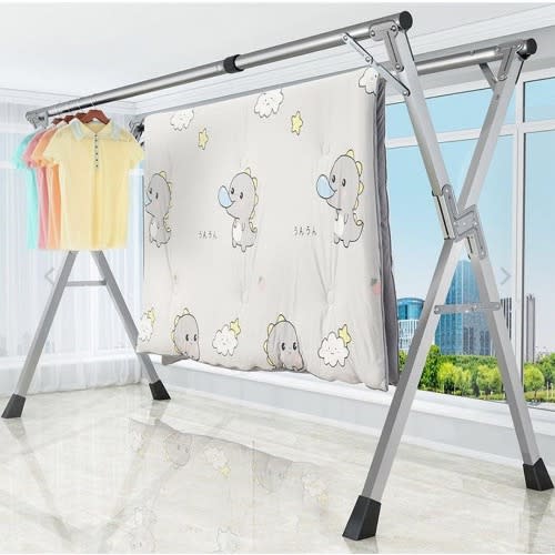 Expandable Stainless Steel X Shaped Cloth Hanger/dryer - 128cmx150cm
