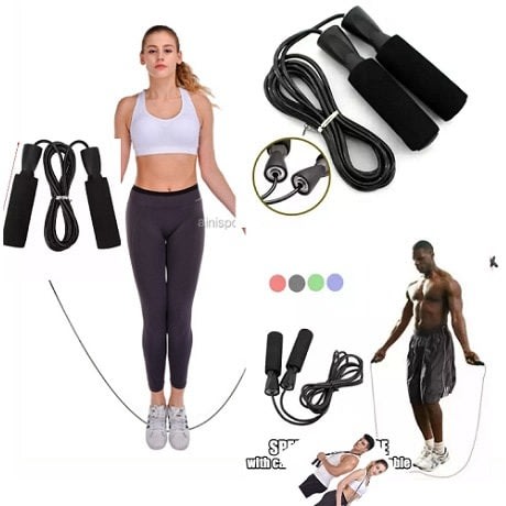 Adjustable Foam Handle Skipping Rope