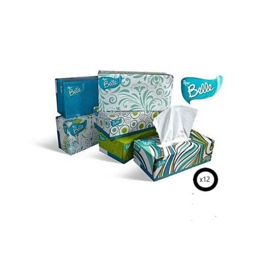 Belle Multipurpose Tissue Box (12 Packs)