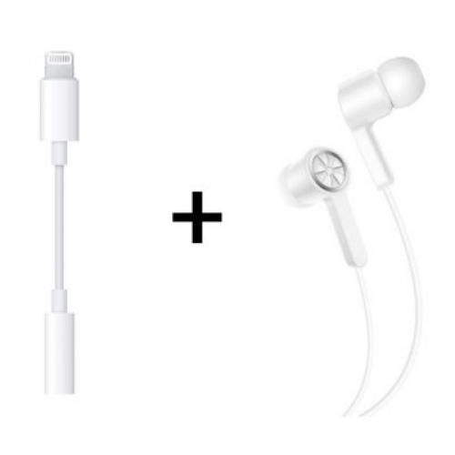 Lightning  AUX 3.5mm Iphone Audio Jack Adapter With Earphone Earpiece