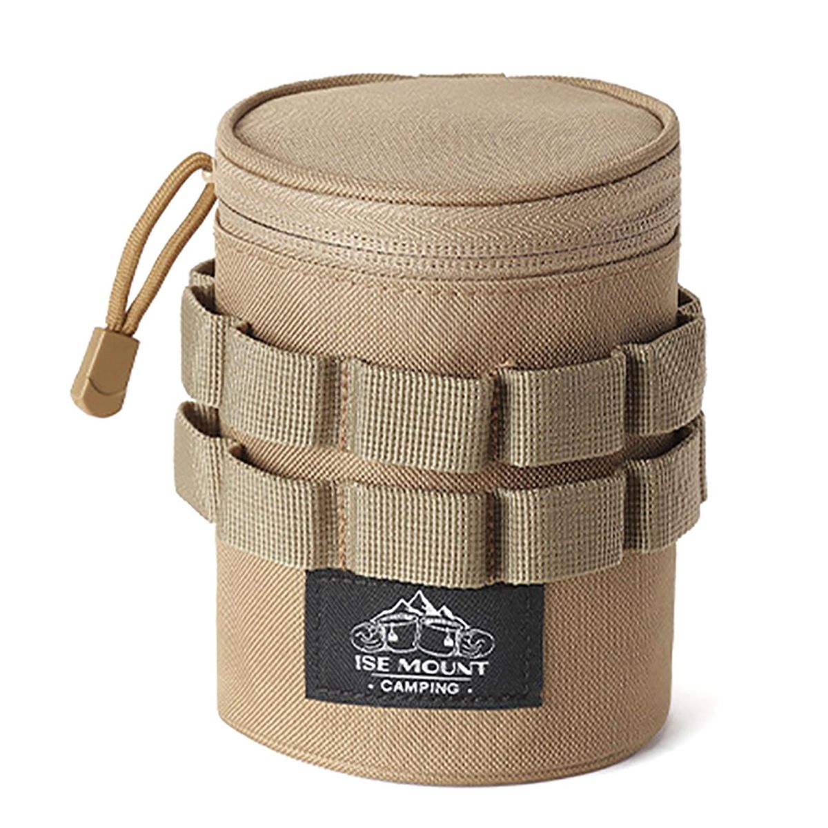 Handle Water Bottle Carrier Premium 600d Oxford Cloth Water Bottle Khaki