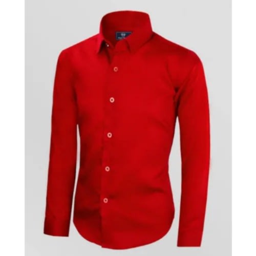 Men's Real Formal Shirt - Red