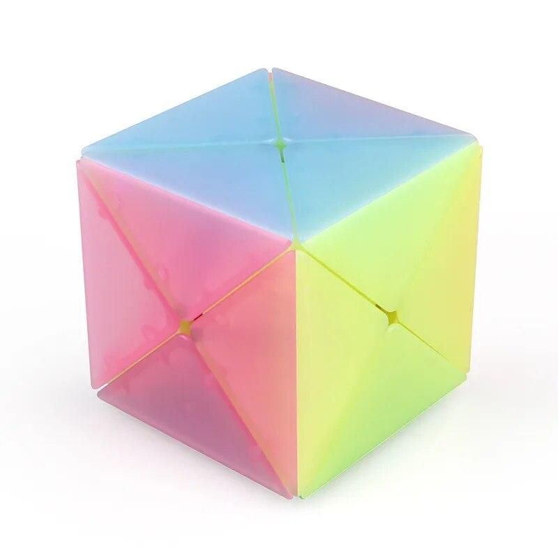 QiYi Jelly Color X Magic Cube Adult Children's Toys Puzzle Smooth Game Speed Professional Education Exercise Brain Game Creative