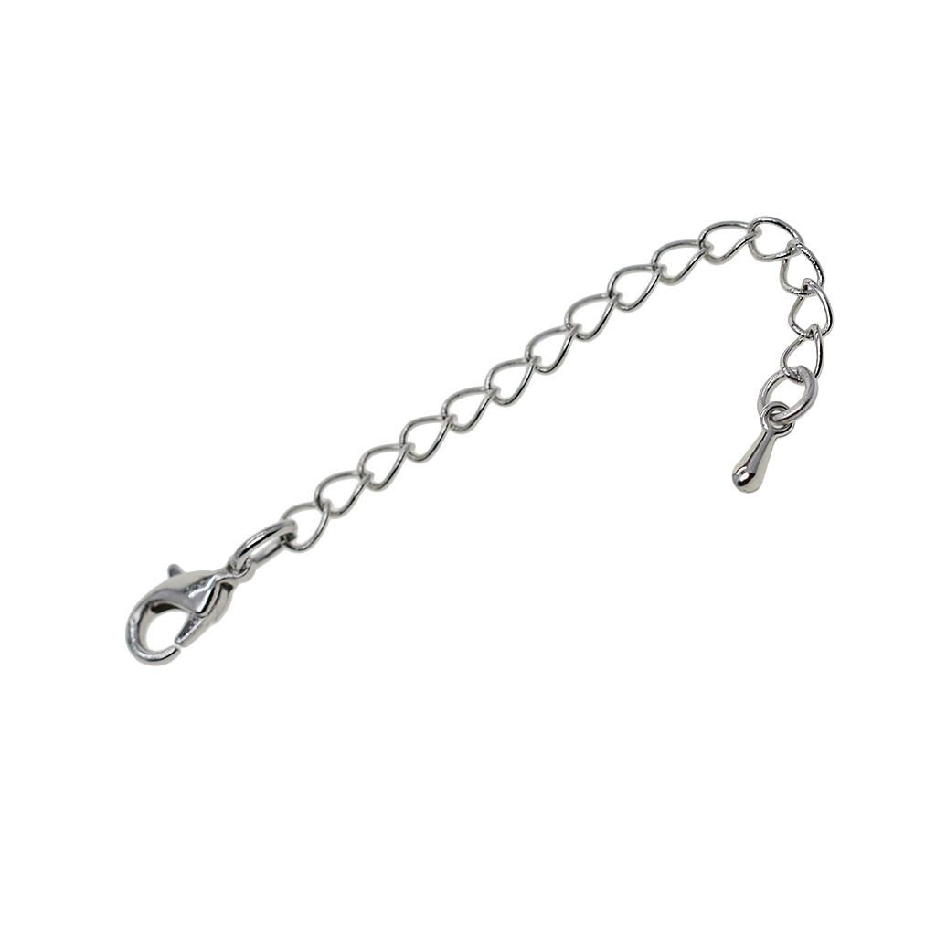 20pcs DIY Necklace Bracelet Jewelry Extender Chain With Lobster Clasp