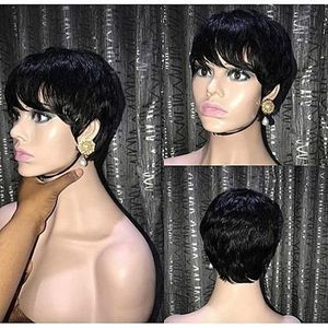 Hair Wig Soft & Short Hair Wig - Black
