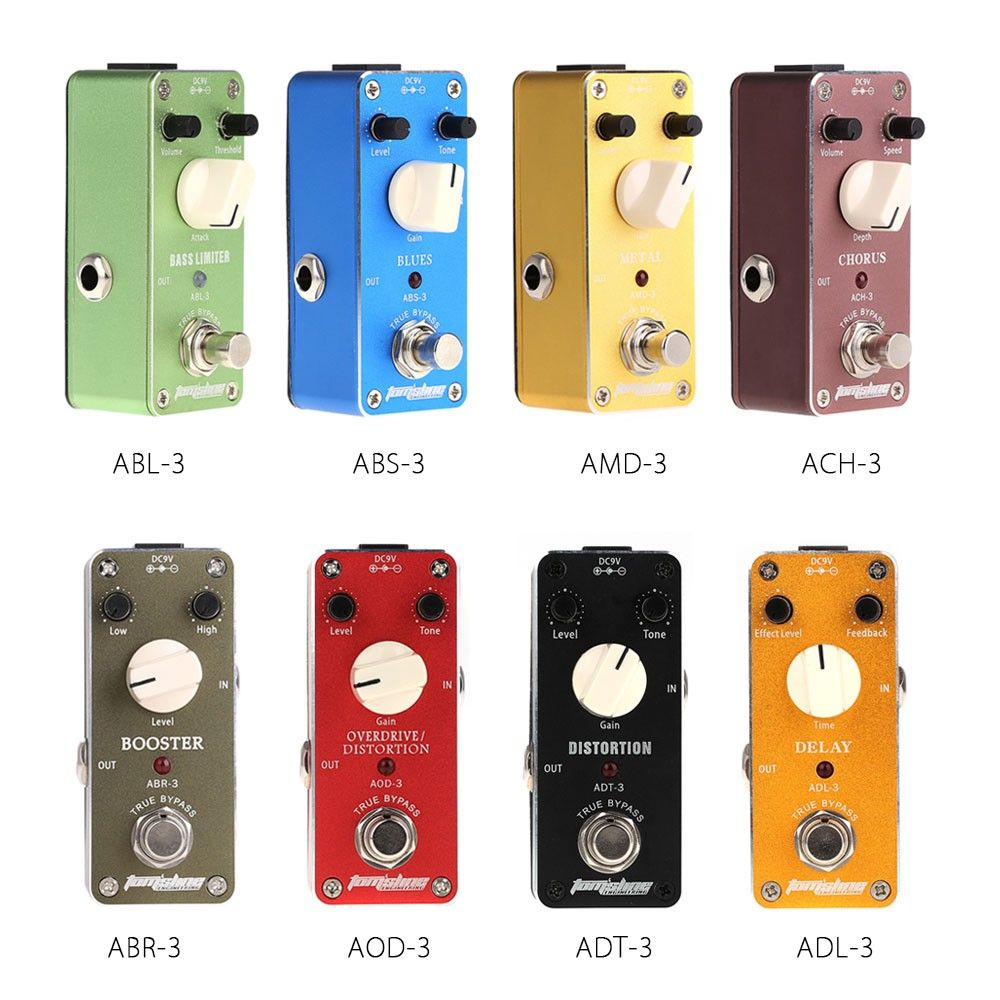 Aroma ADL-3 Mini Delay Electric Guitar Effect Pedal With