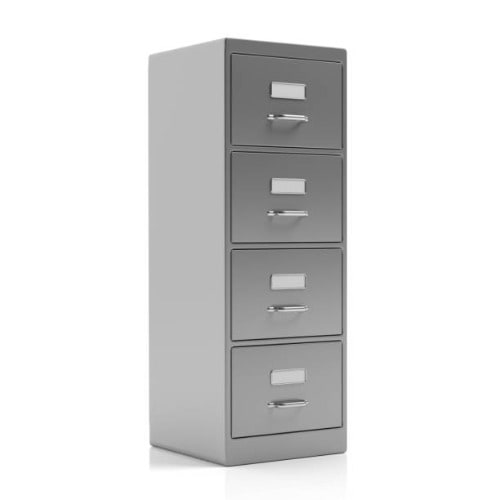Hammer Metal Filing Cabinet 4 Drawers - 10"
