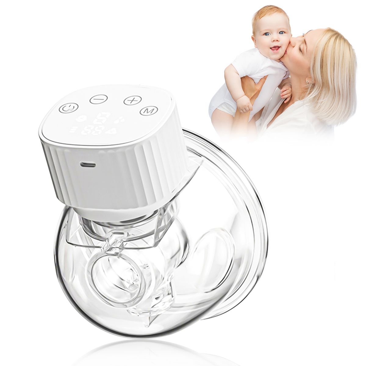 Hands Free Wearable Invisible Breast Pump Portable Painless