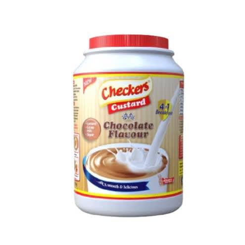 Checkers 4 in 1 - Custard - Chocolate - Milk & Sugar - 1kg Jar