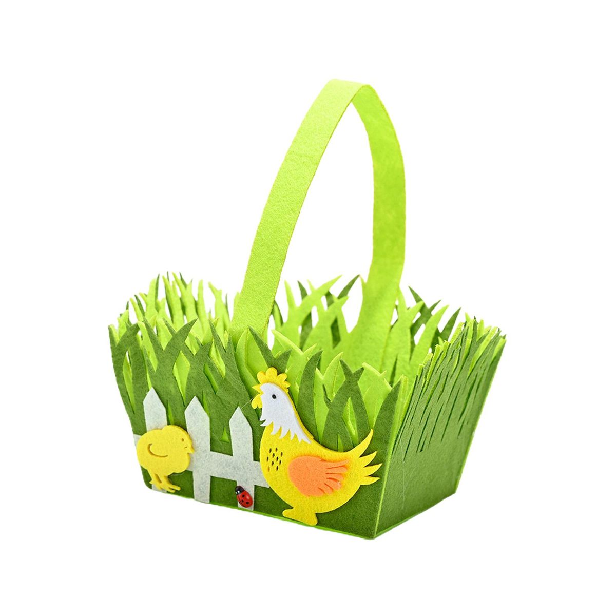 Easter Basket With Handle For Kids Non Woven Fabric Easter